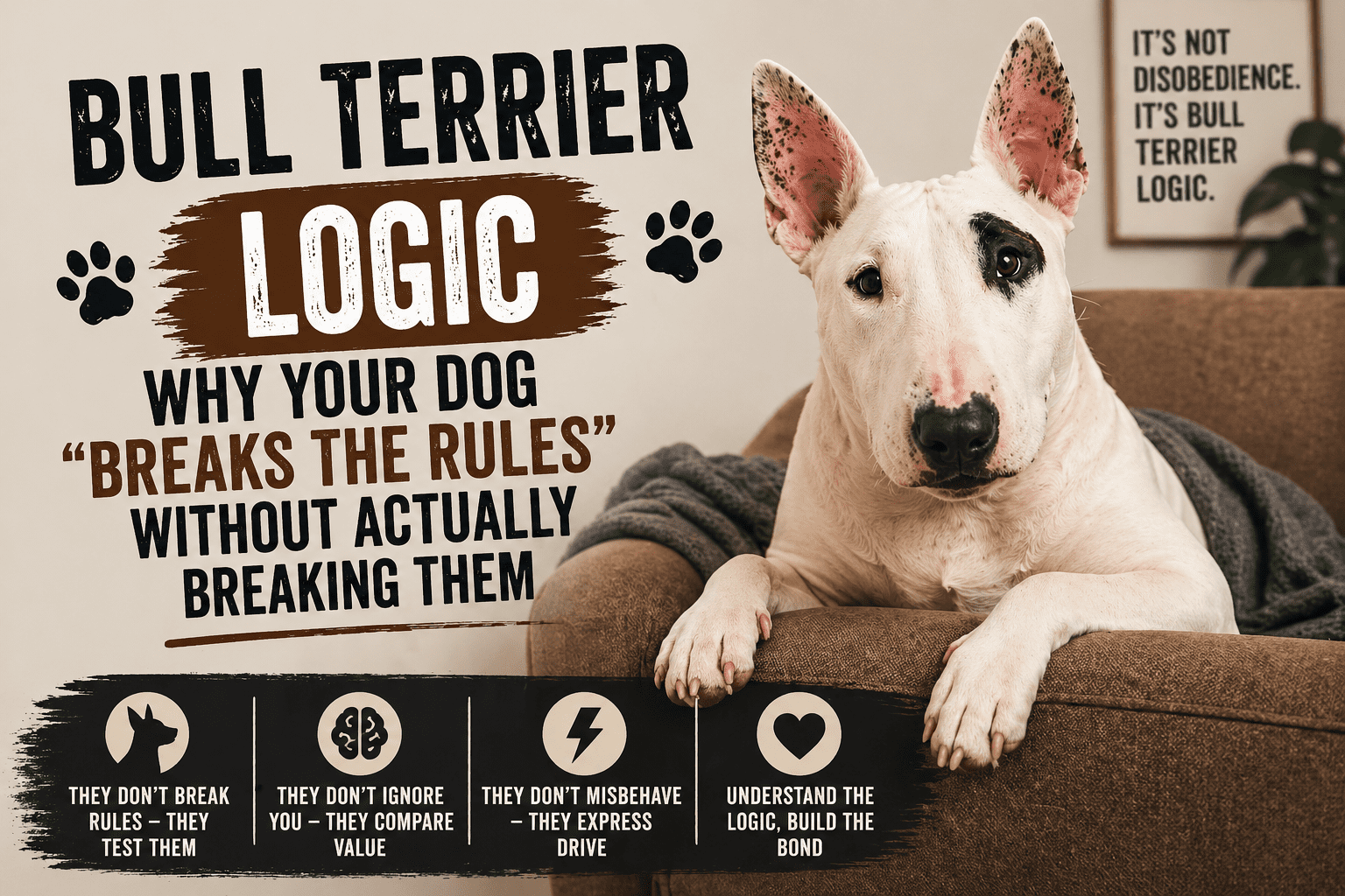 Bull Terrier Logic Explained: Why Your Dog “Breaks the Rules”… Without Actually Breaking Them