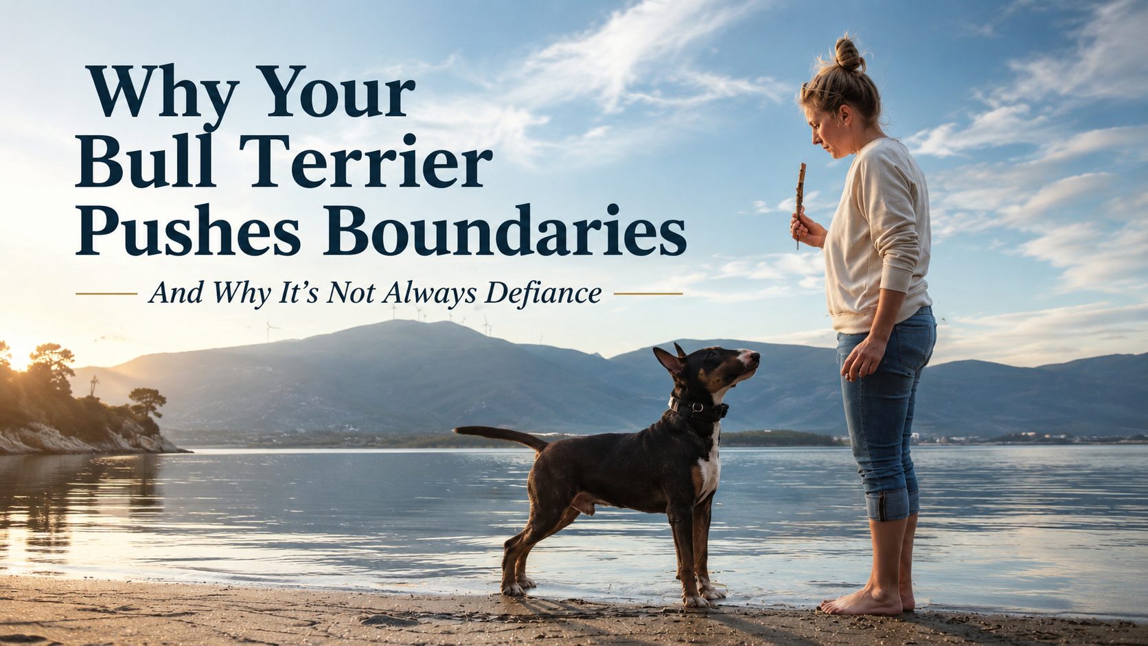 Why Your Bull Terrier Pushes Boundaries And why It Is Not Always Defiance