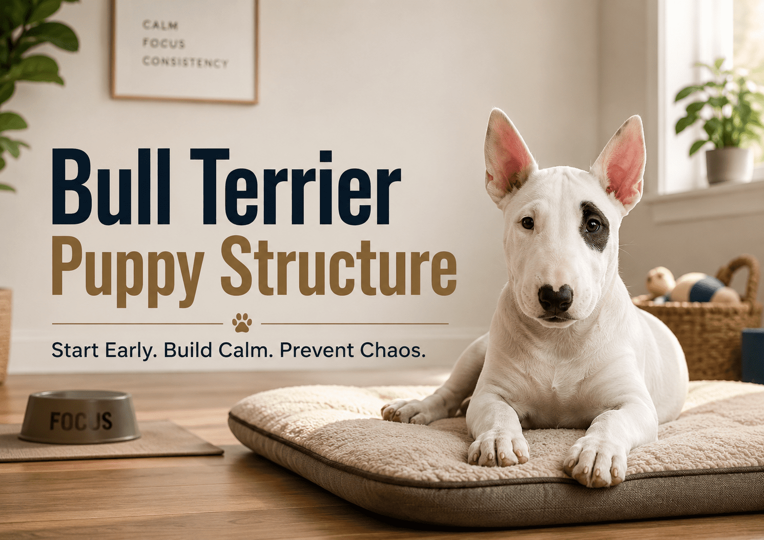 Bull Terrier Puppy Structure: Why It Matters Early